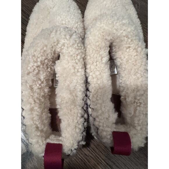 UGG Tazz Braid Platform Slippers Sandals 'Natural' Women's Size 9 NEW - Picture 13 of 16